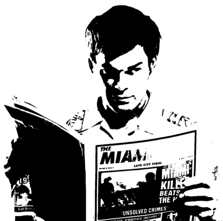 Dexter en pleine action dans son laboratoire