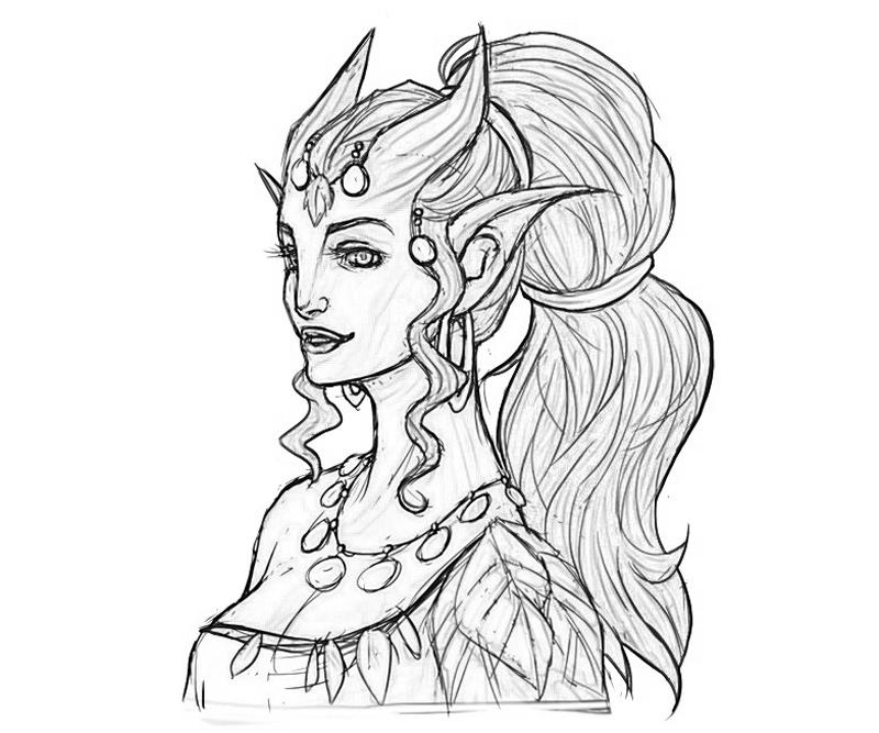 Coloriage de Diablo en pleine action avec un décor dynamique