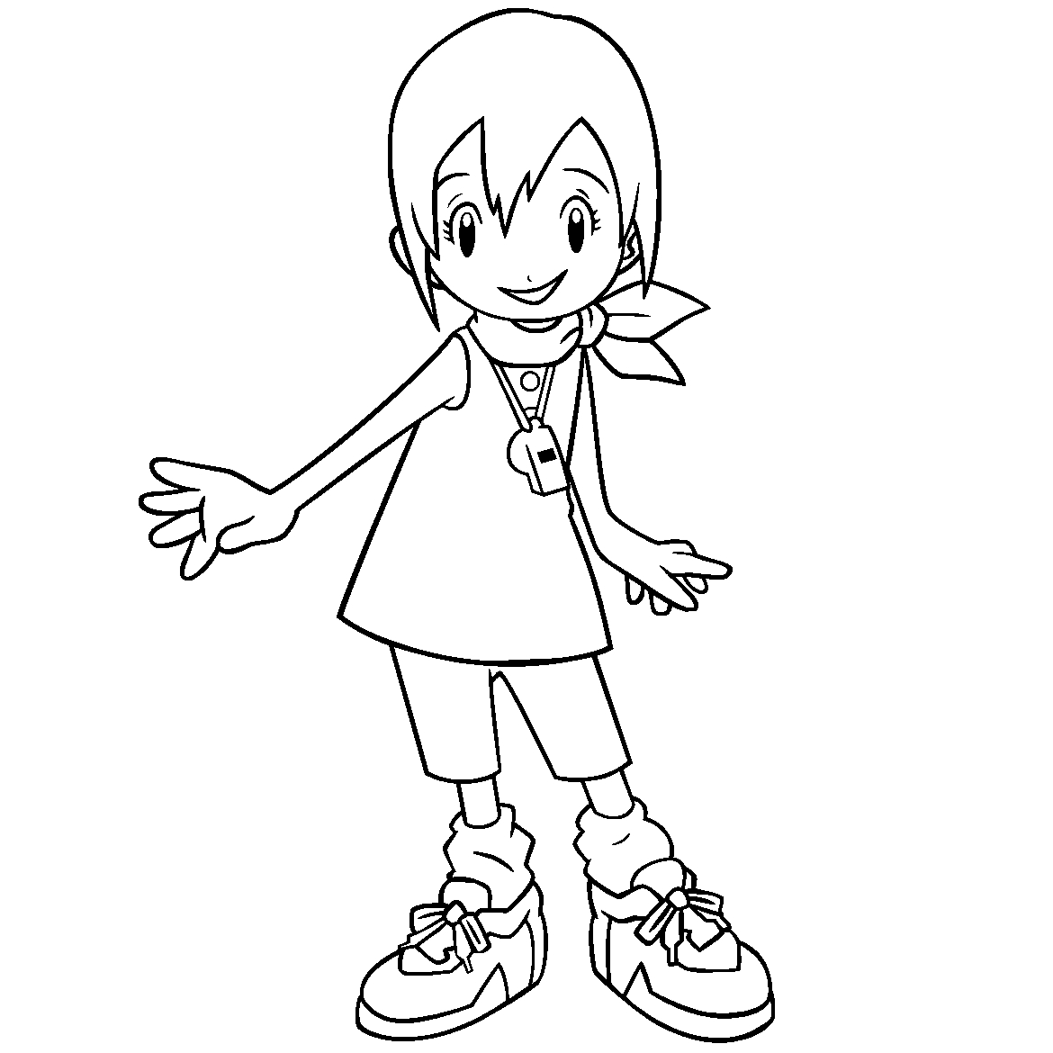 Scène de Digimon en pleine aventure avec un décor dynamique
