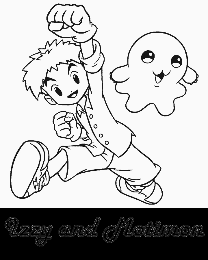 Un digimon en pleine aventure au milieu d'un décor fantastique