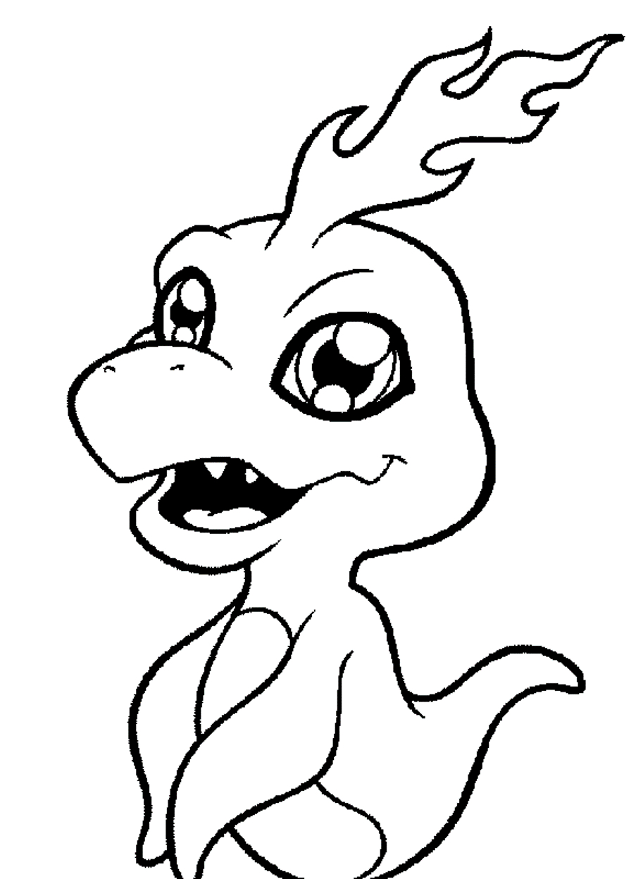 Un digimon en pleine aventure avec un décor dynamique