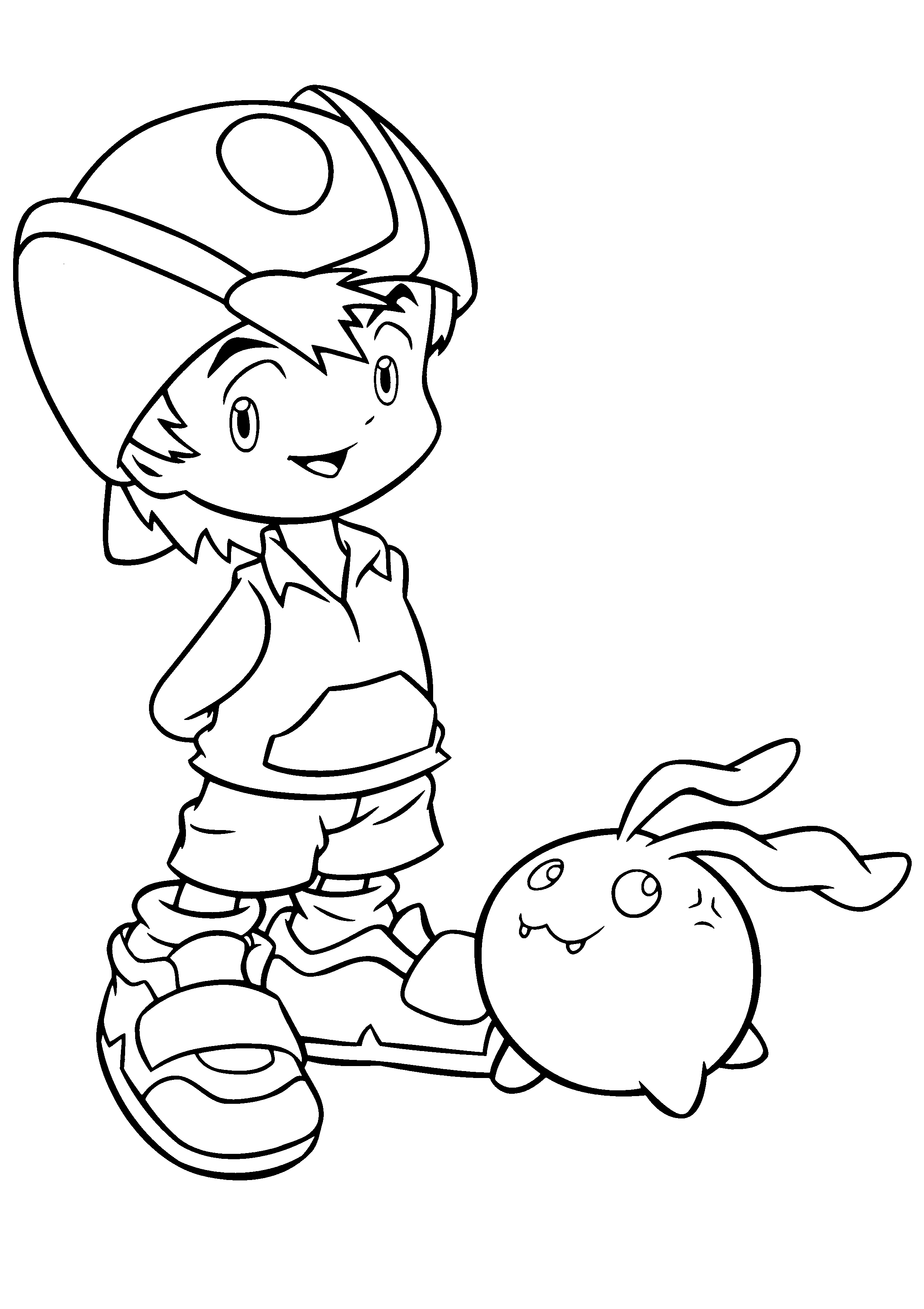 Digimon en pleine aventure dans un décor dynamique