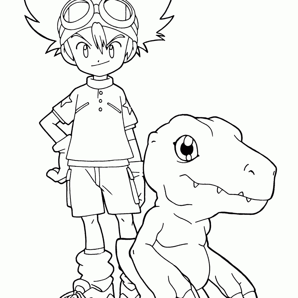 Un digimon en action dans un paysage dynamique