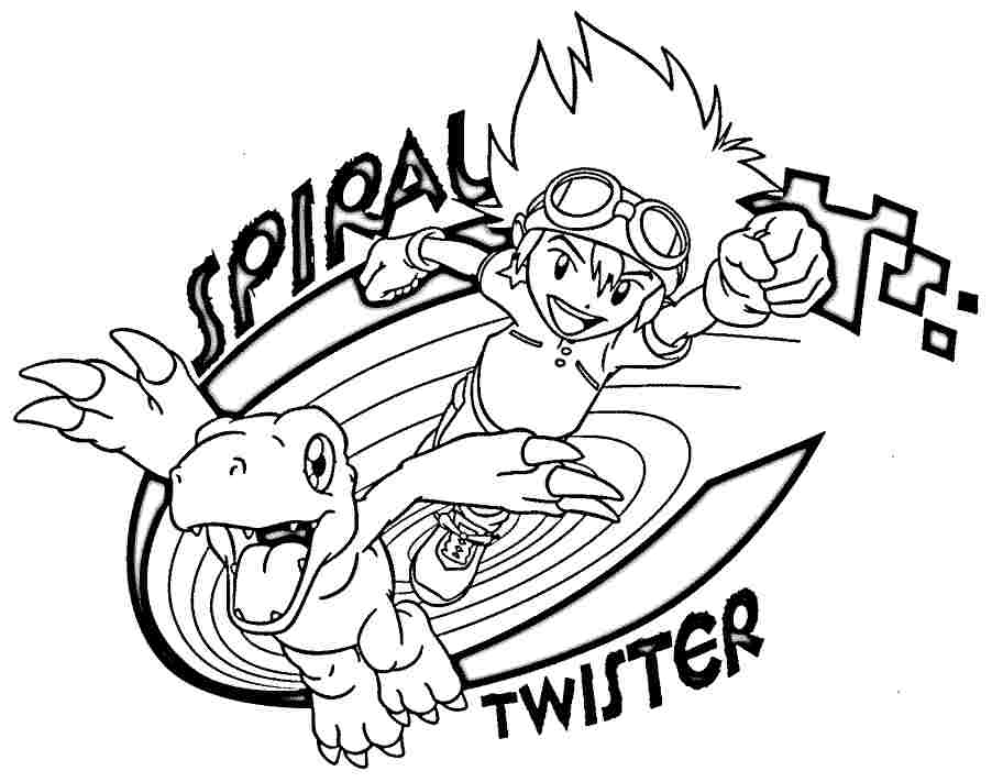 Un digimon en pleine action au cœur d'une scène dynamique