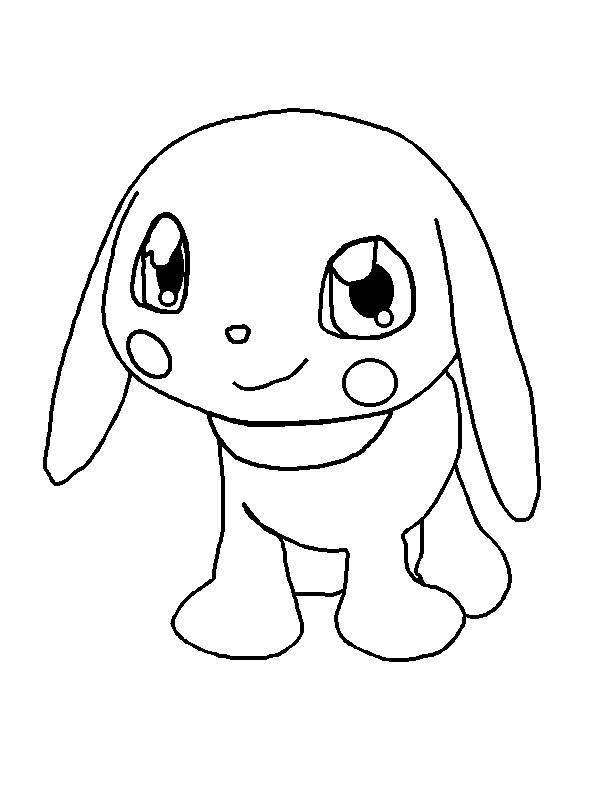 Coloriage d'un Digimon en pleine action dans un décor dynamique
