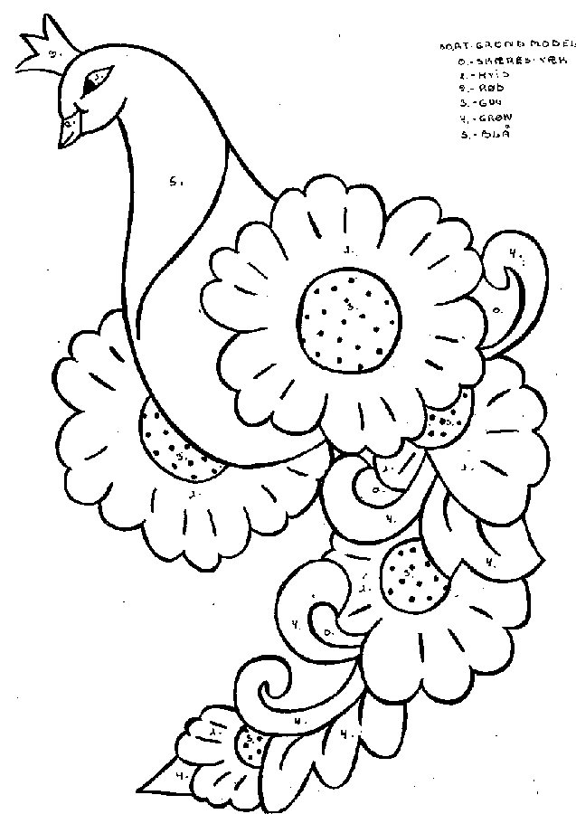 Coloriage d'une dinde majestueuse avec des plumes ornées