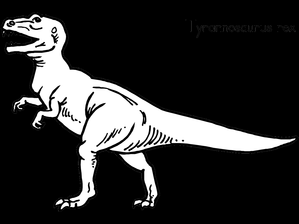 Un dinosaure souriant au milieu d'une végétation luxuriante