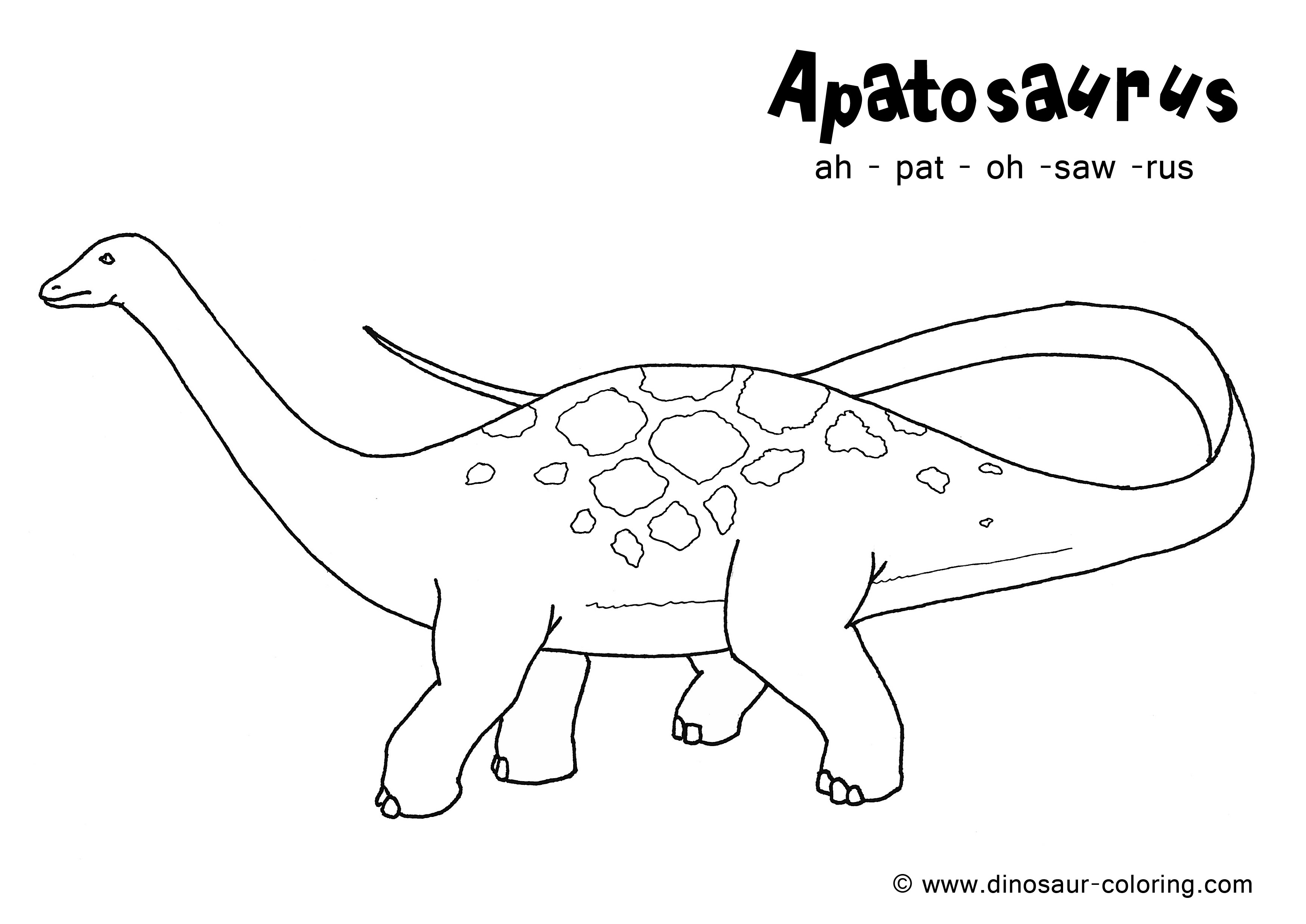 Coloriage d'un dinosaure se prélassant dans la nature Coloriage d'un dinosaure se prélassant dans la nature