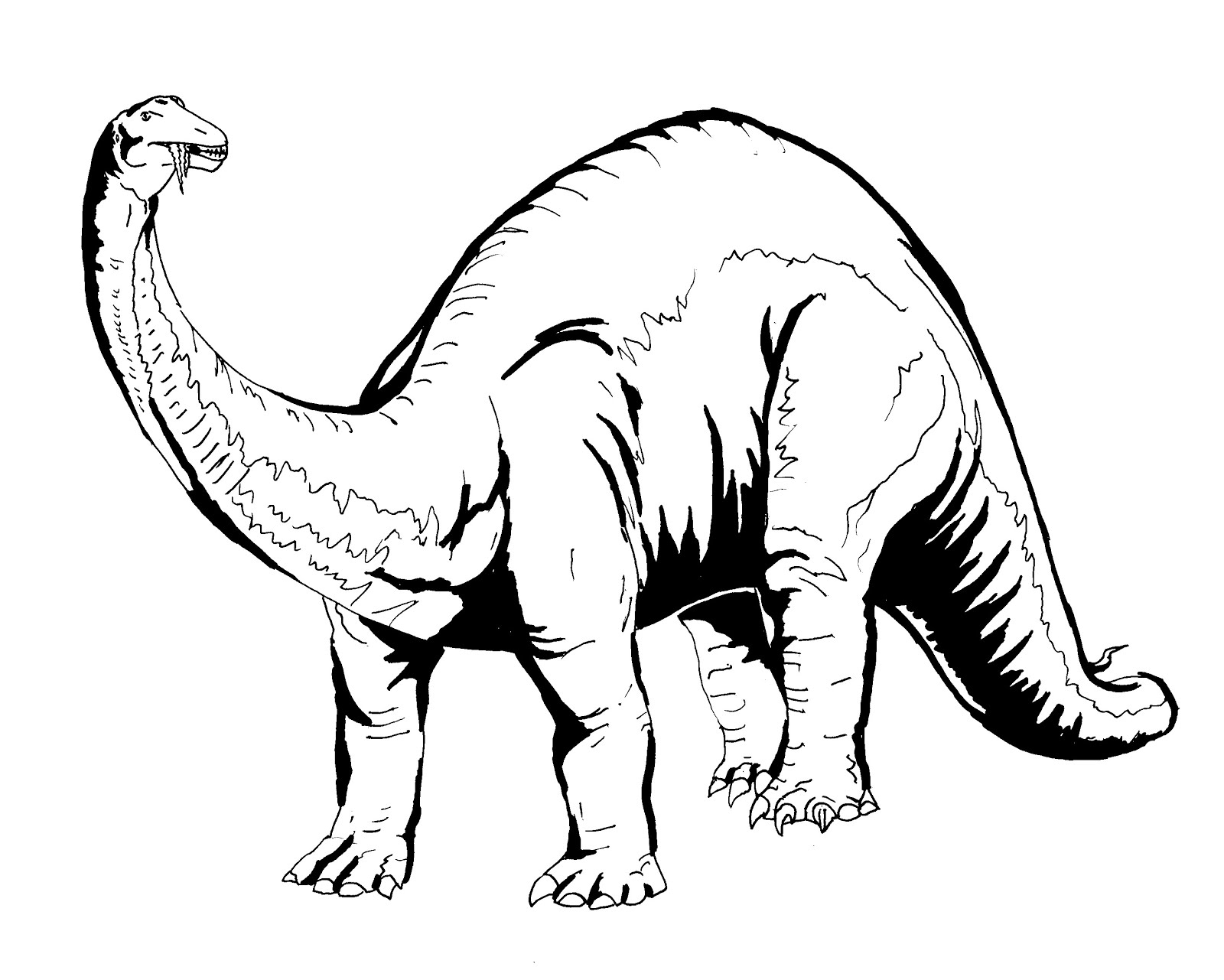 Un dinosaure souriant dans son environnement préhistorique