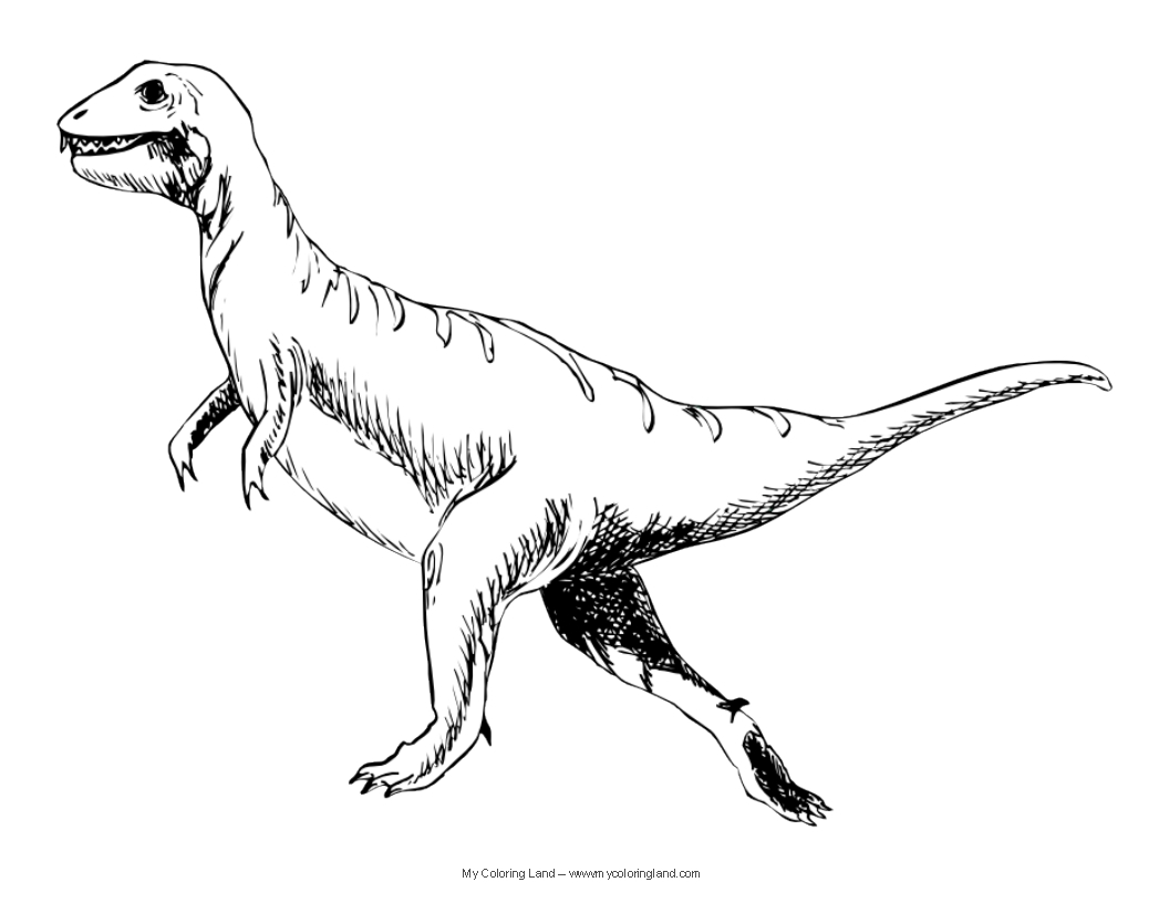 Un dinosaure joyeux explorant un paysage préhistorique