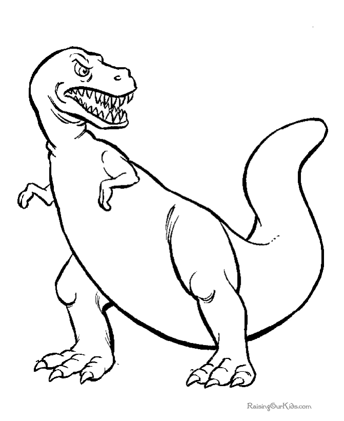 Un dinosaure joyeux explorant un paysage préhistorique