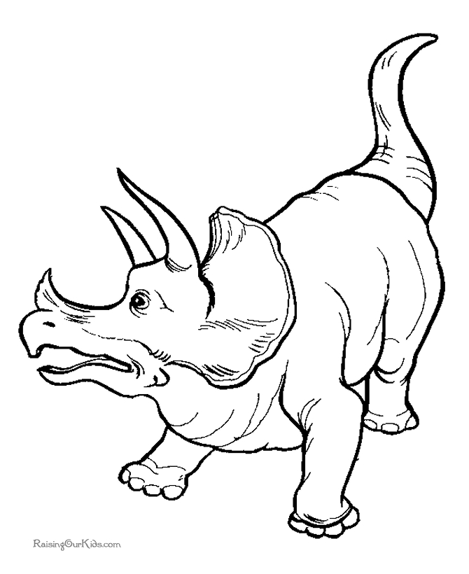 Dinosaur avec une grande fleur et un nuage dans le ciel