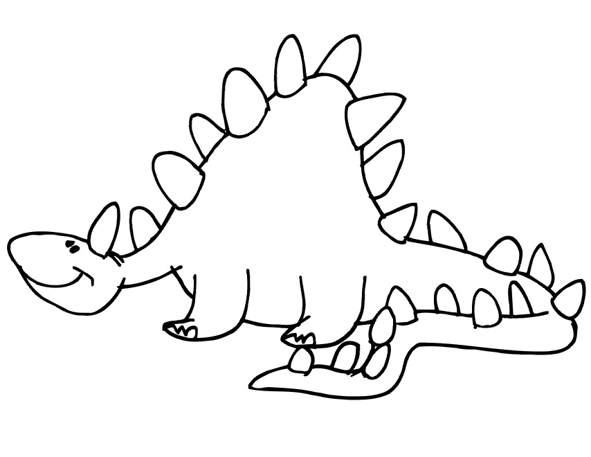 Un dinosaure joyeux explorant un paysage préhistorique
