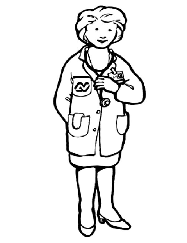 Coloriage Docteur / Médecin #31173 à imprimer Coloriage Docteur / Médecin #31173 à imprimer