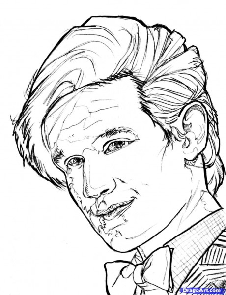 Illustration du Docteur dans son TARDIS, prêt à l'aventure Illustration du Docteur dans son TARDIS, prêt à l'aventure