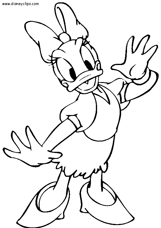 Donald Duck en train de sourire face à un décor simple