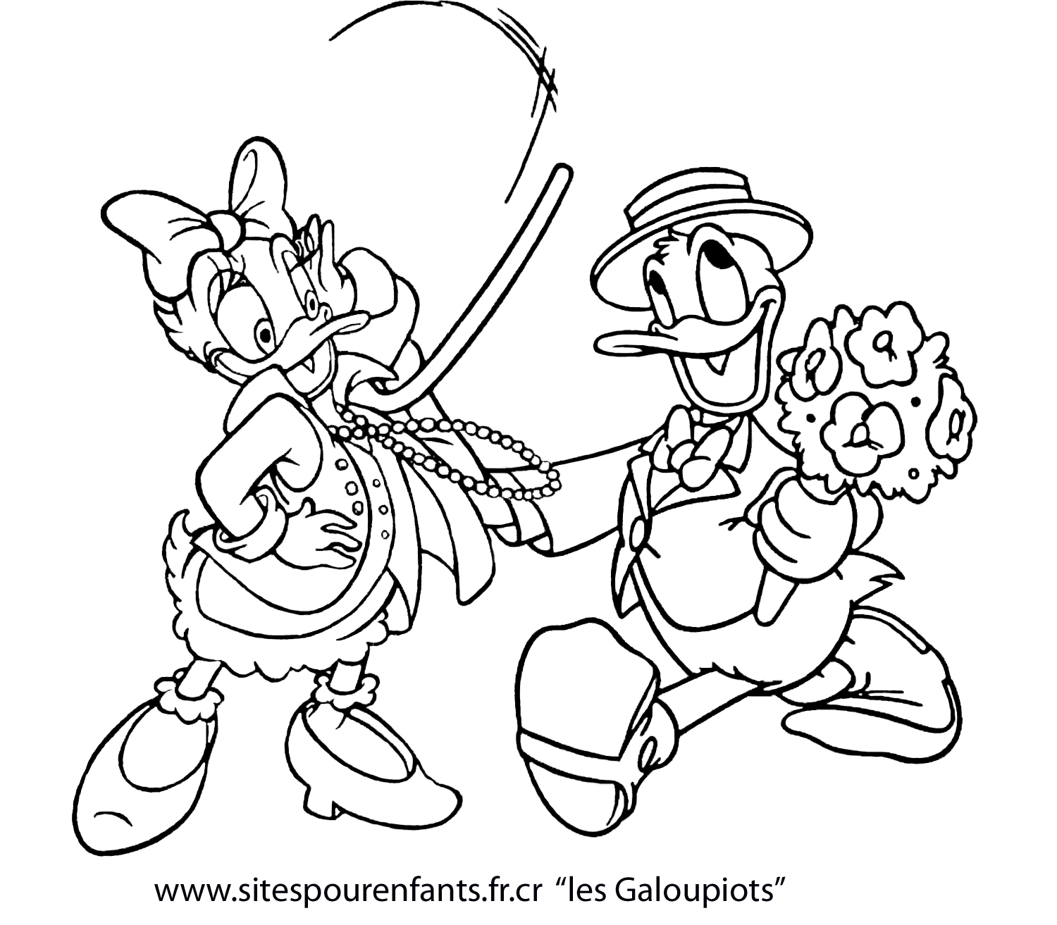 Donald Duck en pleine aventure joyeuse
