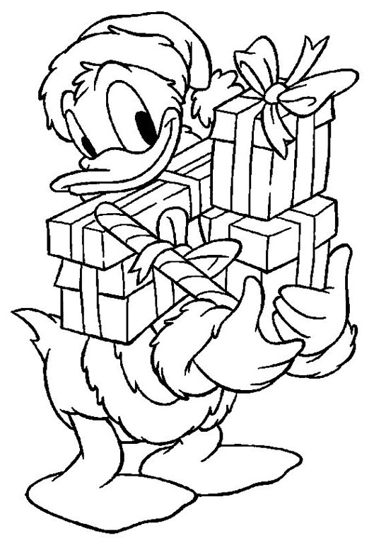 Donald Duck en train de sourire à son public