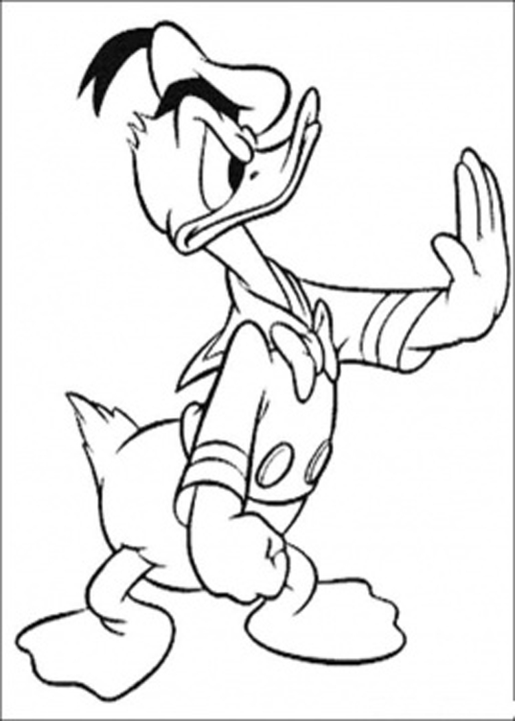Donald Duck en pleine aventure maritime avec un décor nautique
