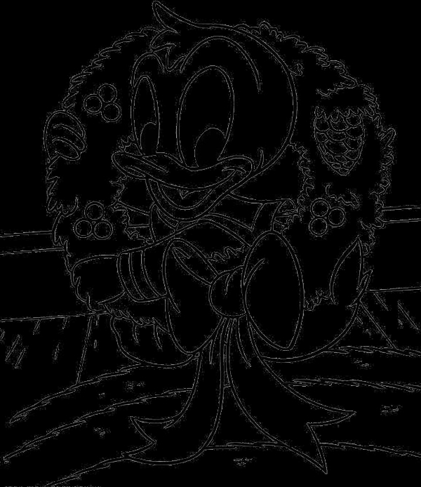 Donald Duck en pleine aventure à la plage