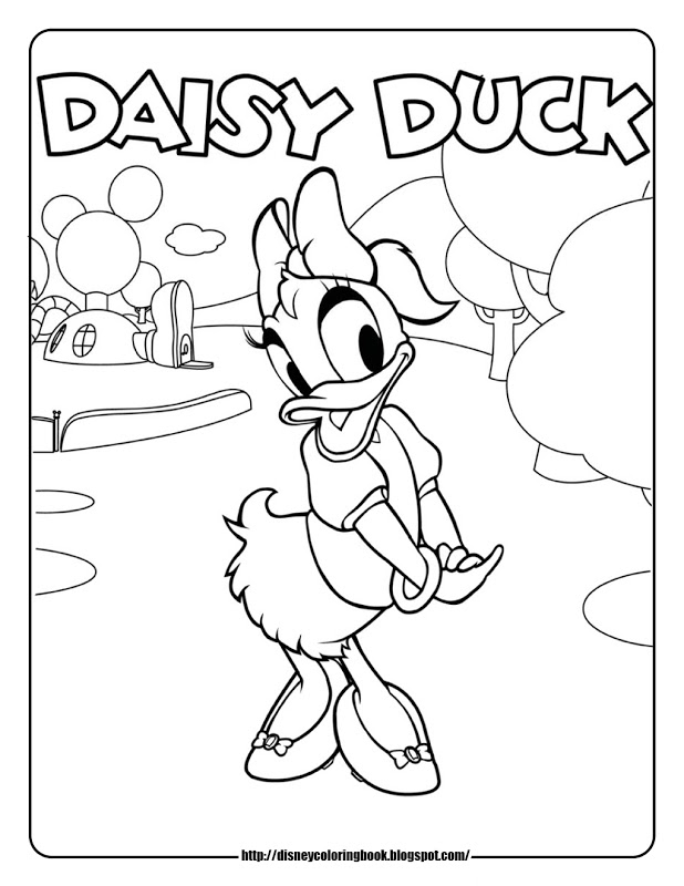 Donald Duck en pleine activité de coloriage