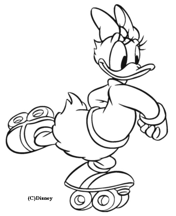 Donald Duck en train de sourire avec un fond simple
