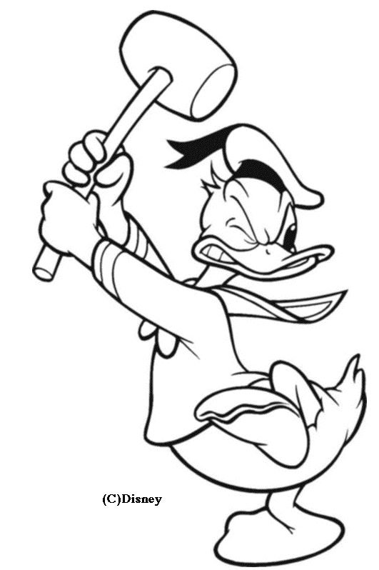 Donald Duck en train de rire avec un sourire éclatant