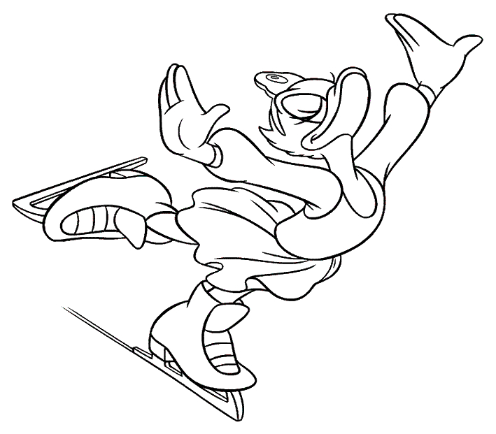 Donald Duck en pleine expression joyeuse avec un arrière-plan simple