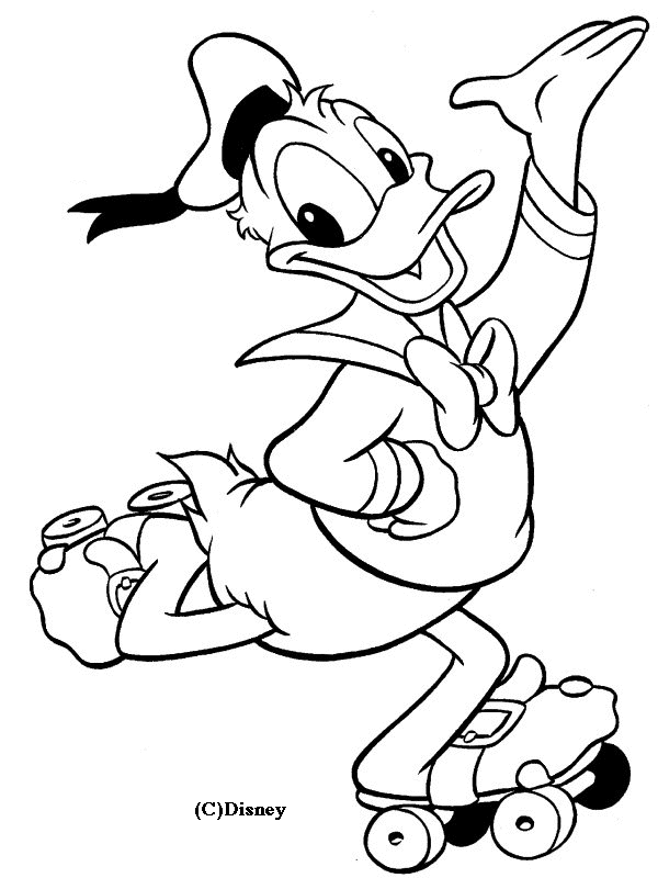Donald Duck en pleine aventure avec un grand sourire