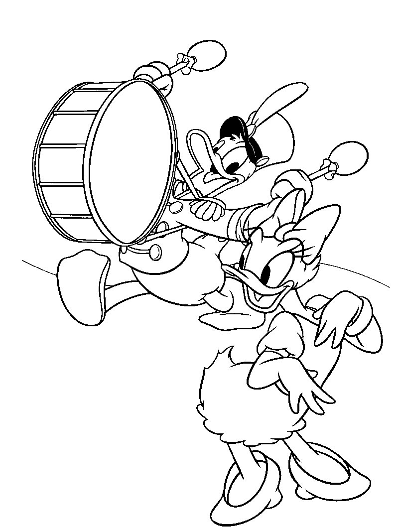 Donald Duck en pleine aventure avec un sourire espiègle