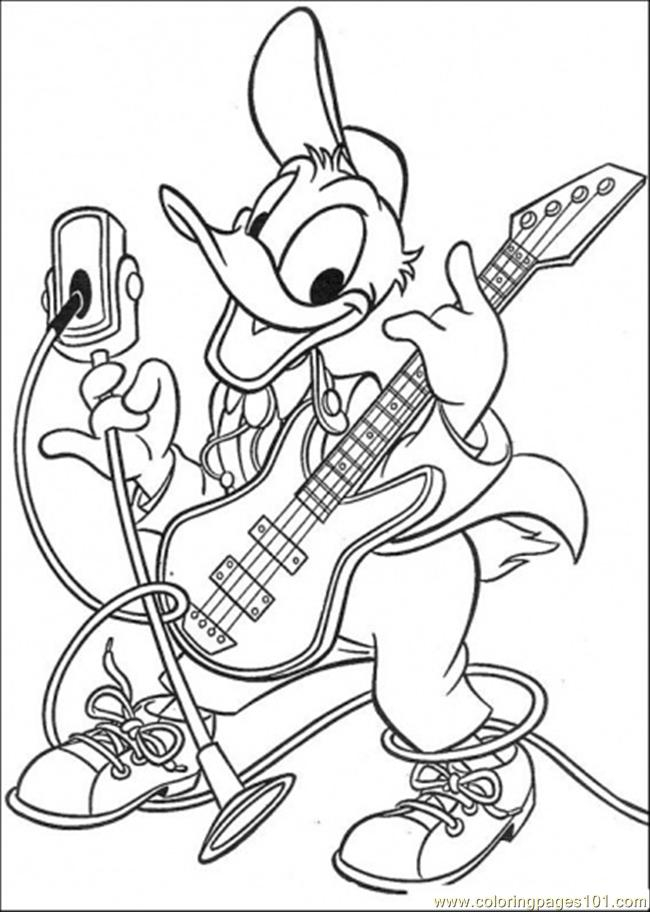 Donald Duck en pleine expression joyeuse dans un décor simple