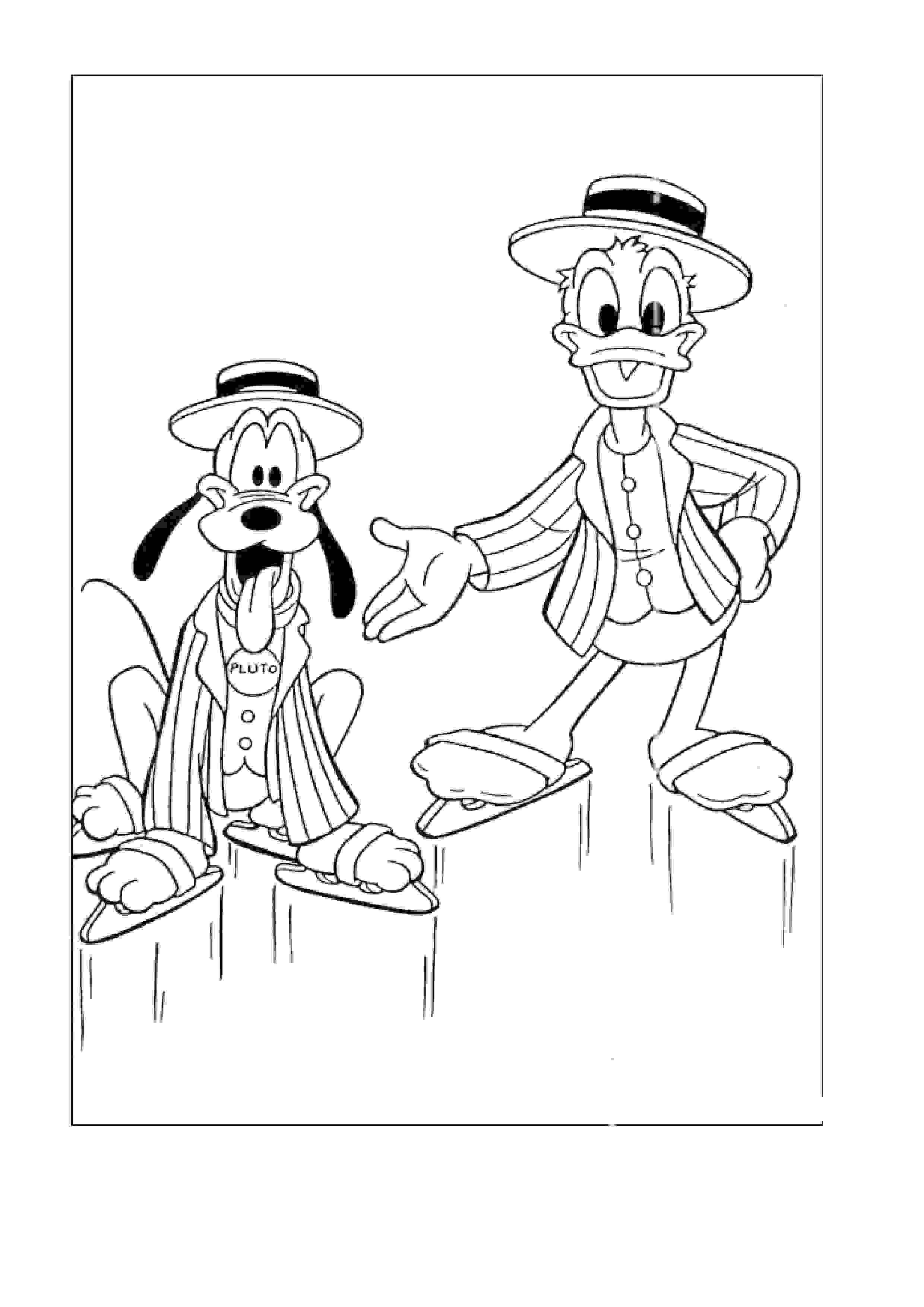 Donald Duck en pleine aventure avec un sourire espiègle