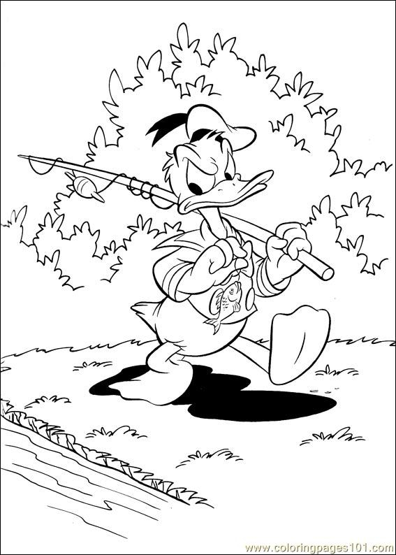 Donald Duck en train de sourire gaiement