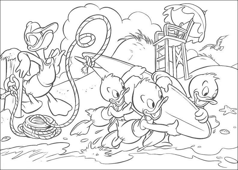 Donald Duck en train de sourire avec un arrière-plan simple Donald Duck en train de sourire avec un arrière-plan simple