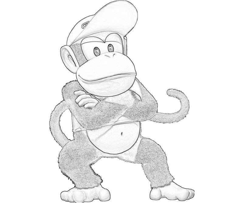 Donkey Kong en pleine action avec ses bananes dans la jungle