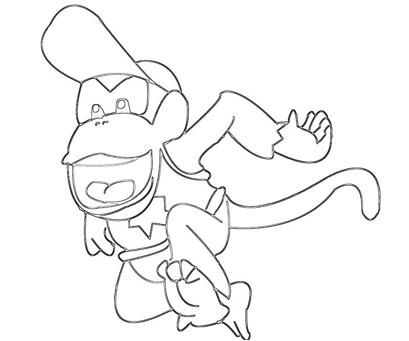 Donkey Kong en pleine action sur un fond de jungle