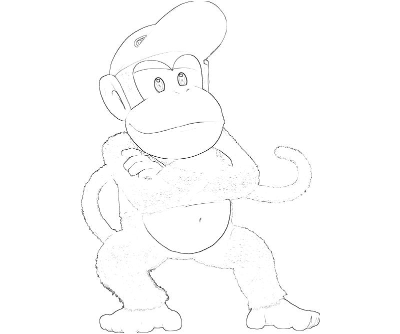 Donkey Kong en pleine action dans la jungle
