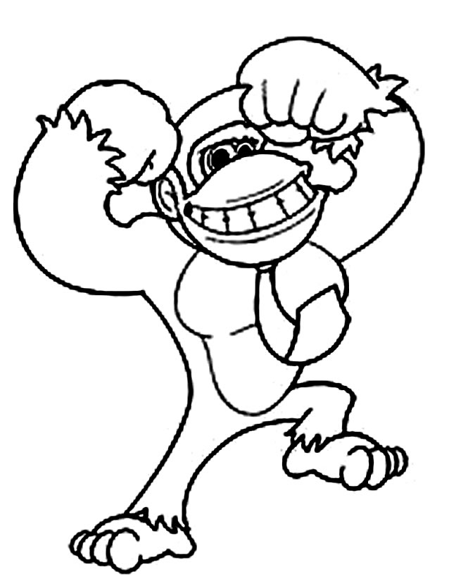 Donkey Kong en pleine action avec des bananes