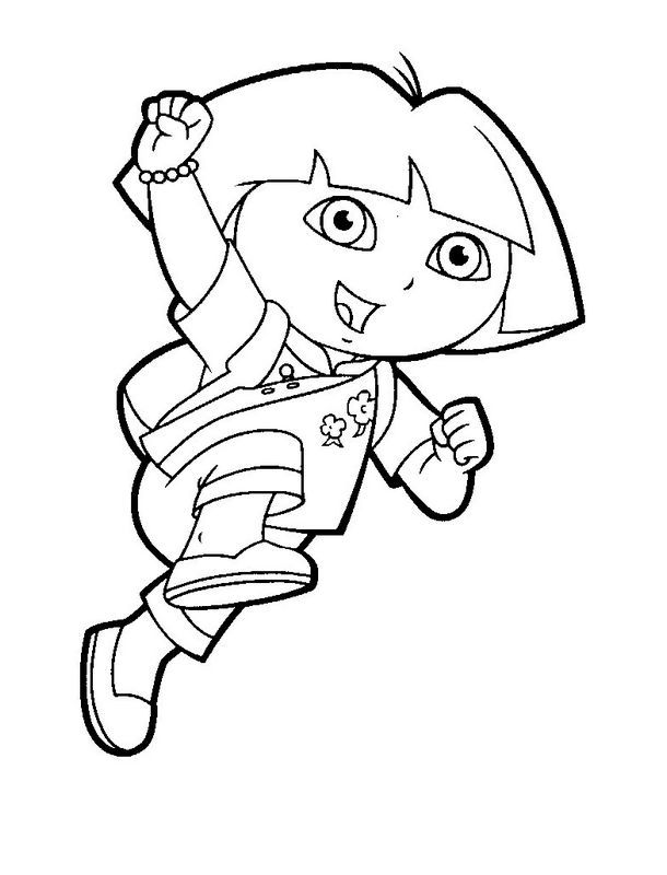 Dora l'Exploratrice en pleine aventure avec son sac à dos