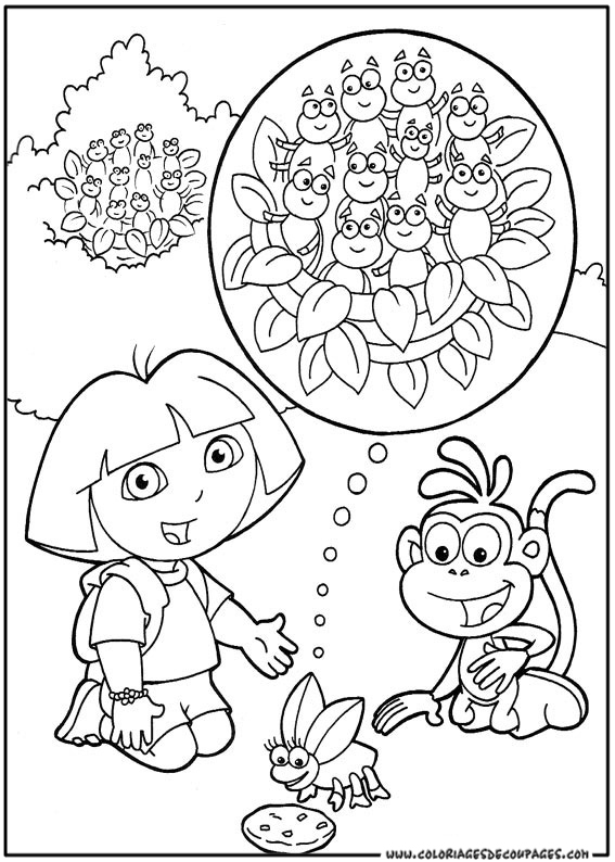 Dora l'exploratrice en pleine aventure dans la forêt Dora l'exploratrice en pleine aventure dans la forêt