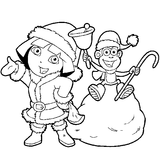 Coloriage Dora l'Exploratrice #15915 à imprimer