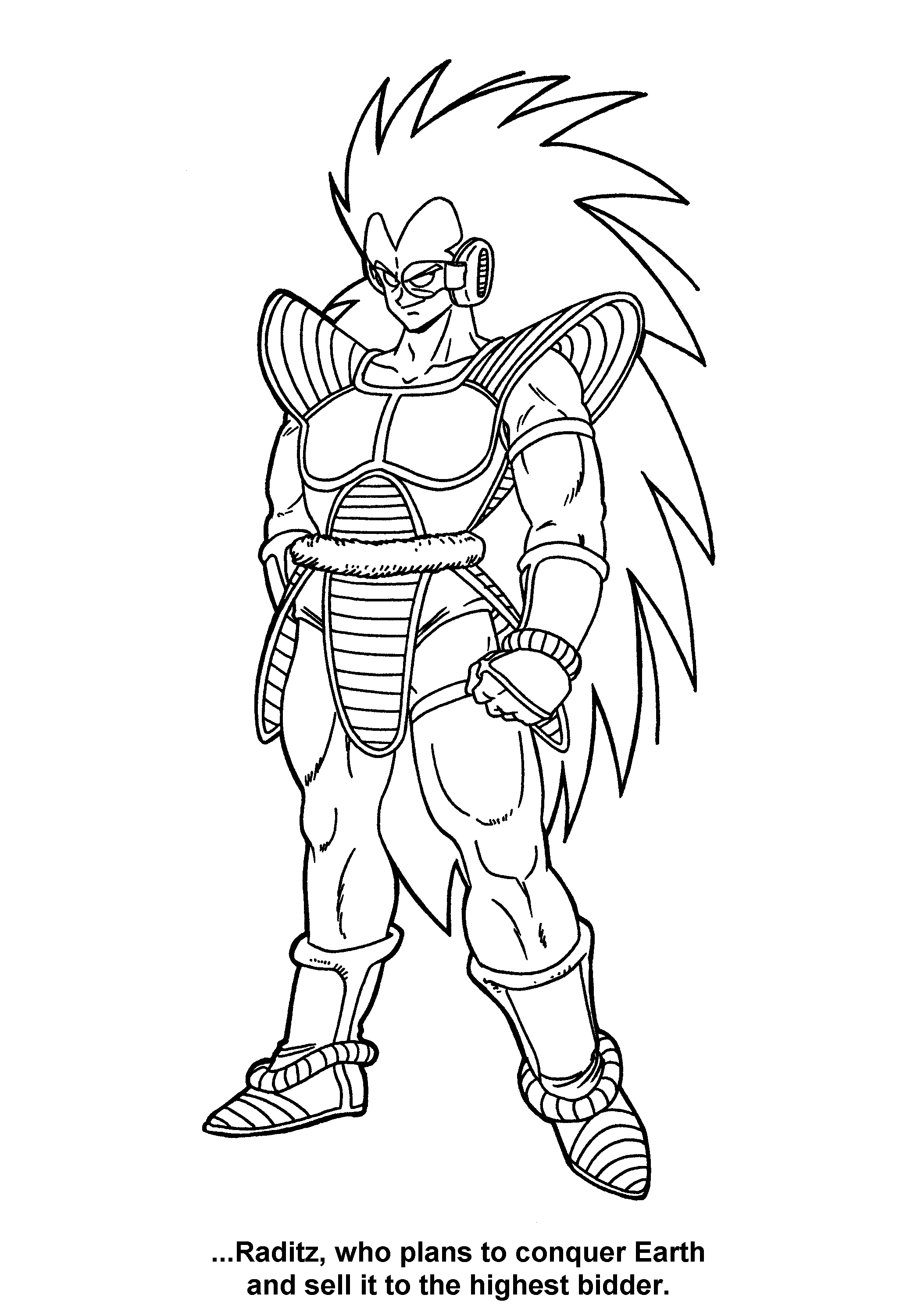 Goku en pleine action dans un combat dynamique