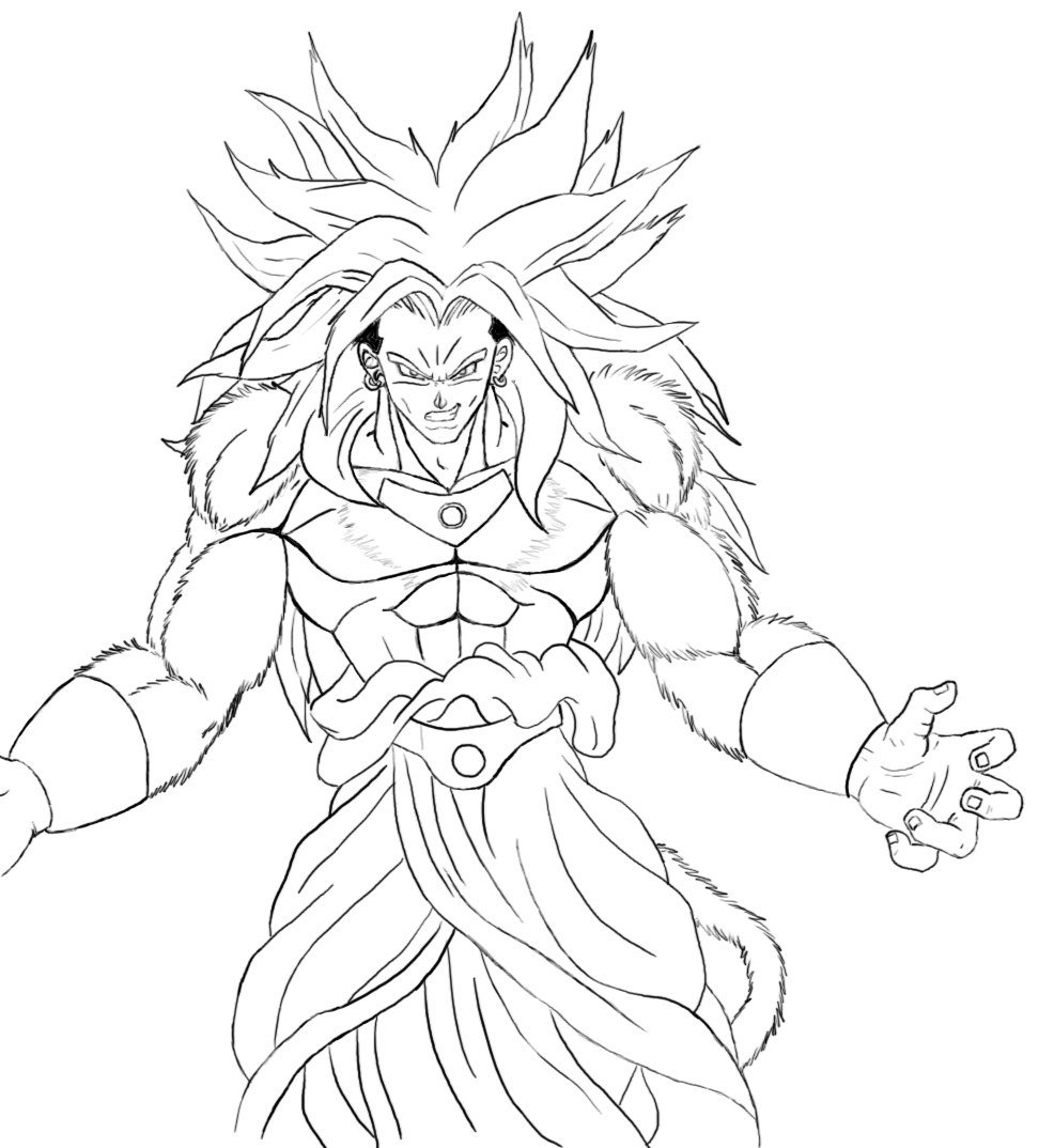 Goku en plein combat dans un décor de Dragon Ball Z