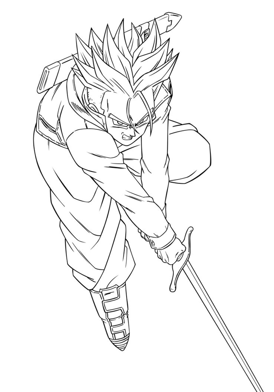 Goku en pleine action face à un adversaire dans un décor de combat