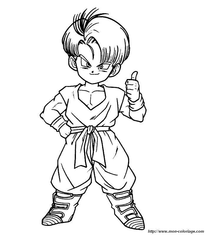 Goku en pleine action dans un combat intense