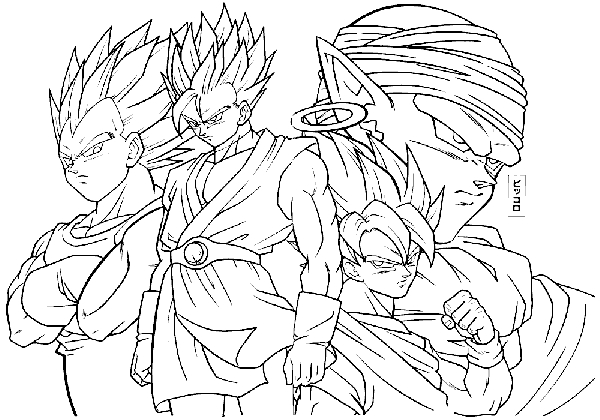 Goku en pleine action face à un adversaire dans un décor de combat