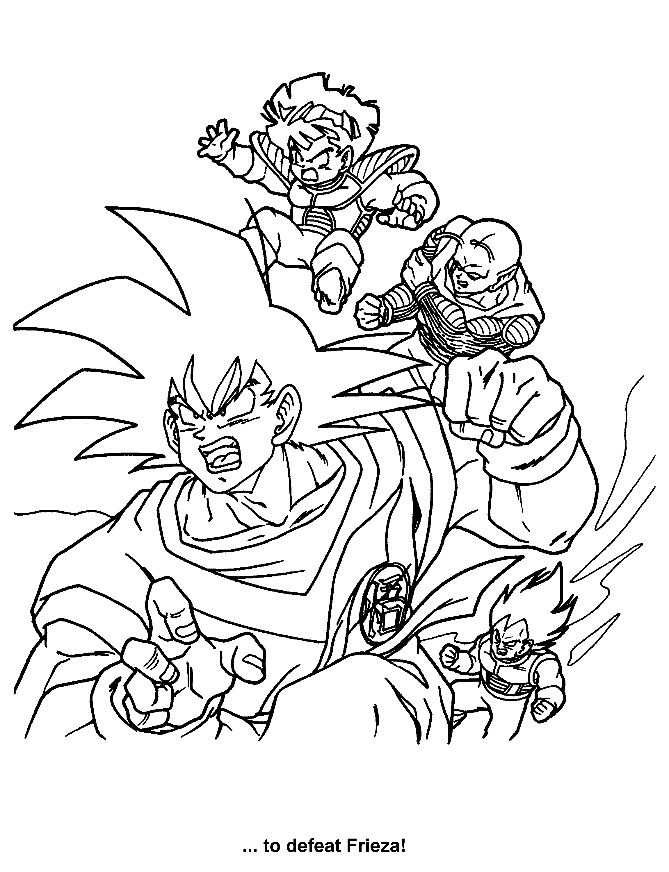 Goku en pleine action face à un adversaire dans un décor dynamique