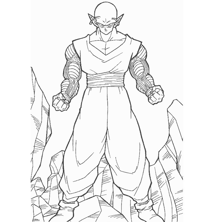 Goku en pleine action face à un adversaire sur un fond de combat dynamique