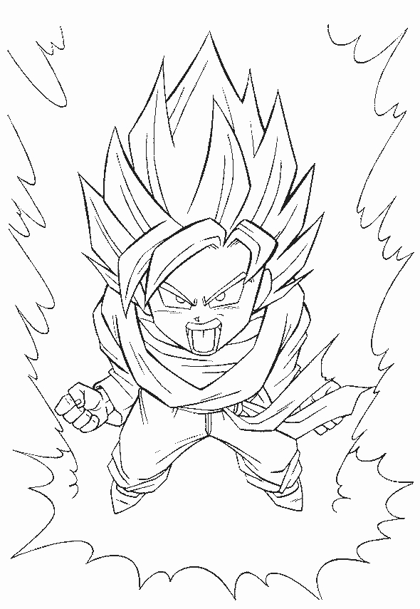 Goku et Vegeta en pleine bataille dans un décor dynamique
