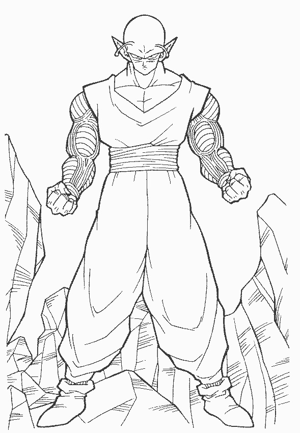 Goku en pleine action dans un combat épique